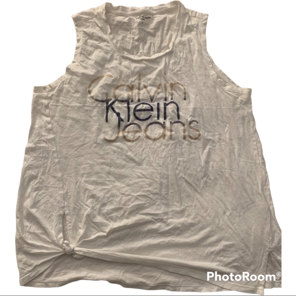 Calvin Klein women’s XL white tank top